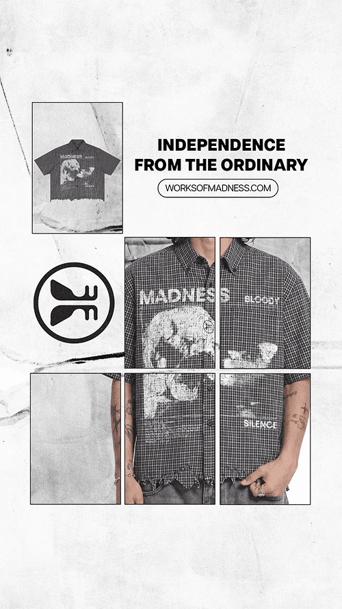 Works of Madness ad creative